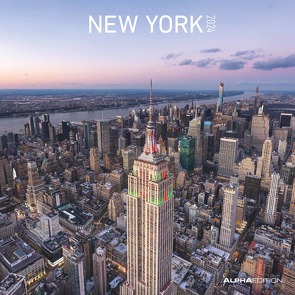 New York 2024 – Broschürenkalender 30×30 cm (30×60 geöffnet) – Kalender mit Platz für Notizen – Bildkalender – Wandplaner – Wandkalender