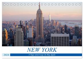 New York – 4 Tage unterwegs im Big Apple (Tischkalender 2024 DIN A5 quer), CALVENDO Monatskalender von Dorn,  Markus