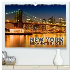 NEW YORK Bekannte Blicke (hochwertiger Premium Wandkalender 2024 DIN A2 quer), Kunstdruck in Hochglanz von Viola,  Melanie