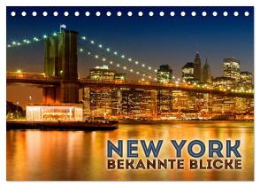 NEW YORK Bekannte Blicke (Tischkalender 2024 DIN A5 quer), CALVENDO Monatskalender von Viola,  Melanie