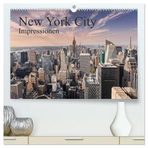 New York City Impressionen (hochwertiger Premium Wandkalender 2024 DIN A2 quer), Kunstdruck in Hochglanz von Aatz,  Markus