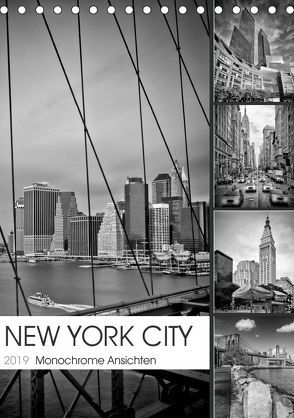 NEW YORK CITY Monochrome Ansichten (Tischkalender 2019 DIN A5 hoch) von Viola,  Melanie