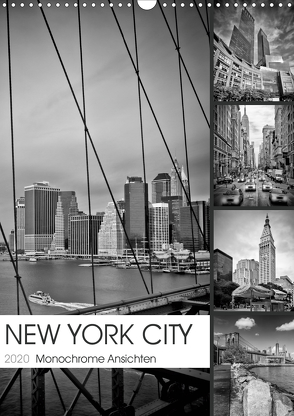 NEW YORK CITY Monochrome Ansichten (Wandkalender 2020 DIN A3 hoch) von Viola,  Melanie