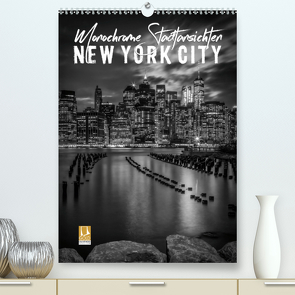 NEW YORK CITY Monochrome Stadtansichten (Premium, hochwertiger DIN A2 Wandkalender 2021, Kunstdruck in Hochglanz) von Viola,  Melanie