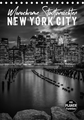 NEW YORK CITY Monochrome Stadtansichten (Tischkalender 2018 DIN A5 hoch) von Viola,  Melanie