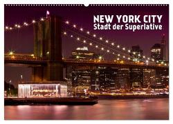 NEW YORK CITY Stadt der Superlative (Wandkalender 2024 DIN A2 quer), CALVENDO Monatskalender von Viola,  Melanie