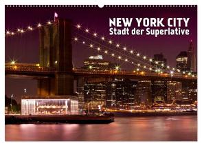 NEW YORK CITY Stadt der Superlative (Wandkalender 2024 DIN A2 quer), CALVENDO Monatskalender von Viola,  Melanie
