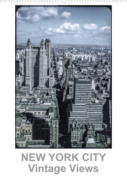 NEW YORK CITY – Vintage Views (Wandkalender 2023 DIN A2 hoch) von Schulz-Dostal,  Michael