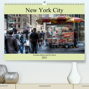 New York City – Zwischen Hudson und East River (Premium, hochwertiger DIN A2 Wandkalender 2021, Kunstdruck in Hochglanz) von Härlein,  Peter