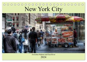 New York City – Zwischen Hudson und East River (Tischkalender 2024 DIN A5 quer), CALVENDO Monatskalender von Härlein,  Peter