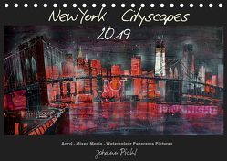 New York Cityscapes 2019 (Tischkalender 2019 DIN A5 quer) von Pickl,  Johann
