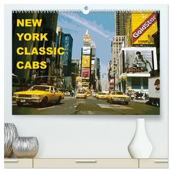 New York Classic Cabs (hochwertiger Premium Wandkalender 2024 DIN A2 quer), Kunstdruck in Hochglanz von Freiwah Oldtimer-Art.de,  Tom