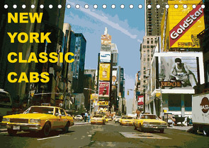 New York Classic Cabs (Tischkalender 2022 DIN A5 quer) von Freiwah Oldtimer-Art.de,  Tom