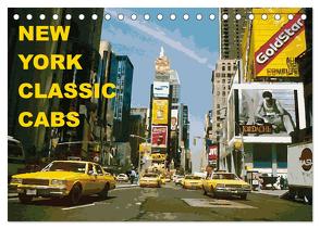 New York Classic Cabs (Tischkalender 2024 DIN A5 quer), CALVENDO Monatskalender von Freiwah Oldtimer-Art.de,  Tom