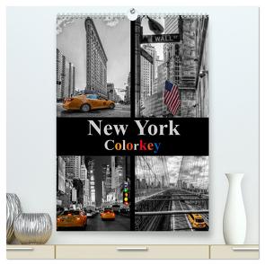 New York Colorkey (hochwertiger Premium Wandkalender 2024 DIN A2 hoch), Kunstdruck in Hochglanz von Buchspies,  Carina