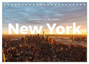 New York – Eine Reise zum Big Apple. (Tischkalender 2024 DIN A5 quer), CALVENDO Monatskalender von Lederer,  Benjamin