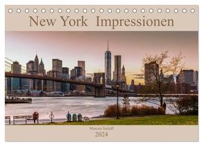 New York Impressionen 2024 (Tischkalender 2024 DIN A5 quer), CALVENDO Monatskalender von Sielaff,  Marcus