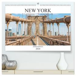 New York – Impressionen (hochwertiger Premium Wandkalender 2024 DIN A2 quer), Kunstdruck in Hochglanz von pixs:sell,  pixs:sell