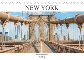 New York – Impressionen (Tischkalender 2023 DIN A5 quer) von pixs:sell