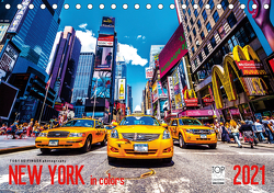 New York in Colors 2021 (Tischkalender 2021 DIN A5 quer) von SEIFINGER,  TOBY