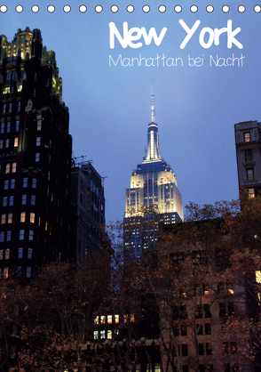 New York – Manhattan bei Nacht (Tischkalender 2020 DIN A5 hoch) von Thiem-Eberitsch,  Jana