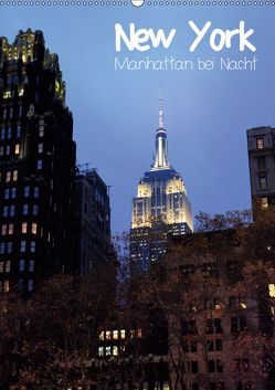 New York – Manhattan bei Nacht (Wandkalender 2019 DIN A2 hoch) von Thiem-Eberitsch,  Jana