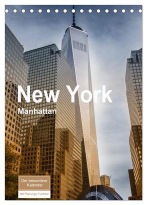 New York – Manhattan (Tischkalender 2024 DIN A5 hoch), CALVENDO Monatskalender von calmbacher,  Christiane