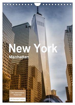 New York – Manhattan (Wandkalender 2024 DIN A4 hoch), CALVENDO Monatskalender von calmbacher,  Christiane