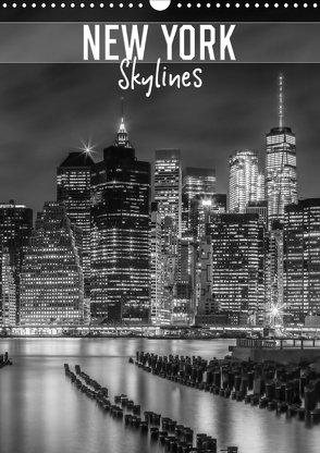NEW YORK Skylines (Wandkalender 2021 DIN A3 hoch) von Viola,  Melanie