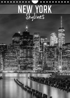 NEW YORK Skylines (Wandkalender 2023 DIN A4 hoch) von Viola,  Melanie
