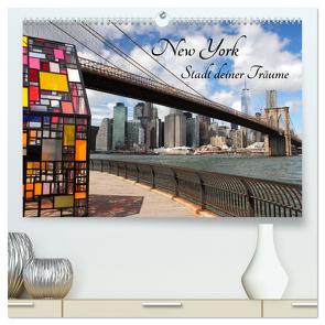 New York – Stadt deiner Träume (hochwertiger Premium Wandkalender 2024 DIN A2 quer), Kunstdruck in Hochglanz von Albilt,  Rabea
