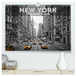 NEW YORK Urbaner Flair (hochwertiger Premium Wandkalender 2024 DIN A2 quer), Kunstdruck in Hochglanz von Viola,  Melanie
