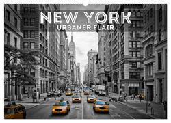 NEW YORK Urbaner Flair (Wandkalender 2024 DIN A2 quer), CALVENDO Monatskalender von Viola,  Melanie