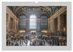 New York – Von Brooklyn zur Grand Central Station (Wandkalender 2024 DIN A3 quer), CALVENDO Monatskalender von Ermel,  Michael