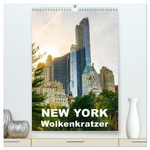 New York Wolkenkratzer (hochwertiger Premium Wandkalender 2024 DIN A2 hoch), Kunstdruck in Hochglanz von Moehlig,  Hans-Peter
