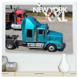 NEW YORK XXL Trucks and Limos (hochwertiger Premium Wandkalender 2024 DIN A2 quer), Kunstdruck in Hochglanz von Oelschläger,  Wilfried