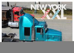 NEW YORK XXL Trucks and Limos (Wandkalender 2024 DIN A2 quer), CALVENDO Monatskalender von Oelschläger,  Wilfried
