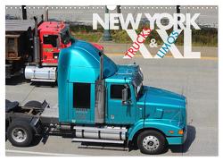 NEW YORK XXL Trucks and Limos (Wandkalender 2024 DIN A3 quer), CALVENDO Monatskalender von Oelschläger,  Wilfried