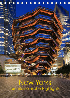 New Yorks architektonische Highlights (Tischkalender 2023 DIN A5 hoch) von gro