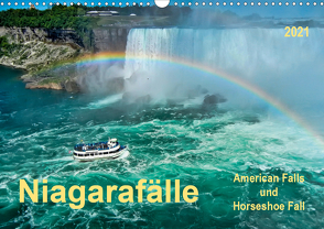 Niagarafälle – American Falls und Horseshoe Fall (Wandkalender 2021 DIN A3 quer) von Roder,  Peter