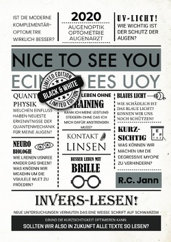 Nice to see You – black&white edition von Jann,  R. C.