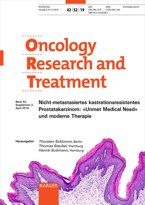 Nicht-metastasiertes kastrationsresistentes Prostatakarzinom: „Unmet Medical Need“ und moderne Therapie von Schlomm,  Thorsten, Steuber,  Thomas, Suttmann,  Henrik