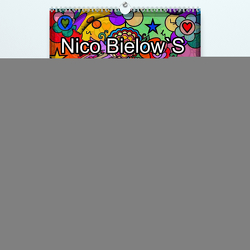 Nico Bielows Dia los Muertos (Premium, hochwertiger DIN A2 Wandkalender 2024, Kunstdruck in Hochglanz) von Bielow,  Nico