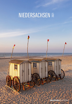 Niedersachsen 2021 – Bild-Kalender 24×34 cm – Regional-Kalender – Wandkalender – mit Platz für Notizen – Alpha Edition