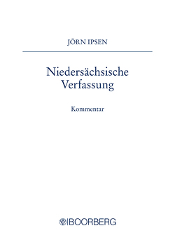 Niedersächsische Verfassung von Ipsen,  Jörn