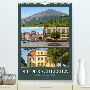 NIEDERSCHLESIEN Idylle und Historie (Premium, hochwertiger DIN A2 Wandkalender 2023, Kunstdruck in Hochglanz) von Viola,  Melanie