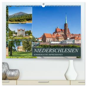 NIEDERSCHLESIEN Sommerliche Impressionen (hochwertiger Premium Wandkalender 2024 DIN A2 quer), Kunstdruck in Hochglanz von Viola,  Melanie