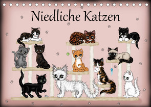 Niedliche Katzen (Tischkalender 2023 DIN A5 quer) von Creation / Petra Haberhauer,  Pezi