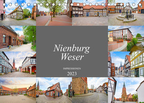 Nienburg Weser Impressionen (Tischkalender 2023 DIN A5 quer) von Meutzner,  Dirk