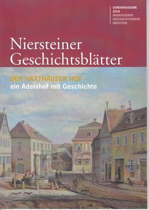 Niersteiner Geschichtsblätter von Bräckelmann,  Dr. Susanne